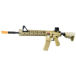 See Airsoft Rifle 1 Electric G&G Top Tech Advanced TR15 Raider XL FPS-400 Full Metal Blowback Airsoft Rifle Desert Tan