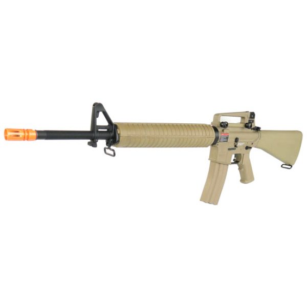 See Airsoft Rifle 1 Electric G&G Top Tech Advanced TR16 A3 FPS-400 Blowback Airsoft Rifle Desert Tan