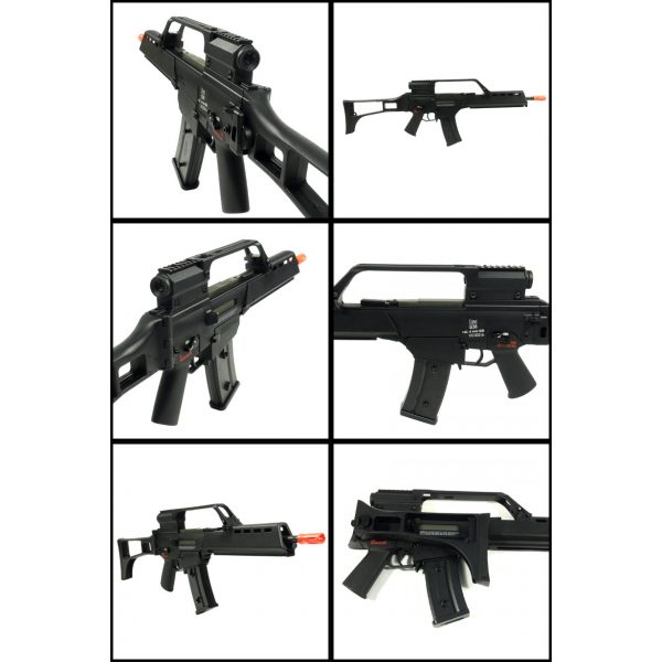 See Airsoft Rifle 2 Electric H&K G36K Assault Rifle FPS-475 Full Metal, Scope, Blowback Airsoft Gun