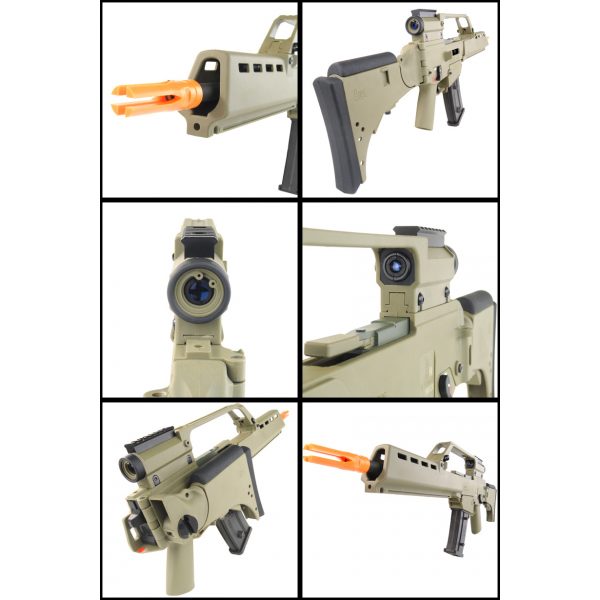 See Airsoft Rifle 2 Electric H&K G36KV Licensed Dark Earth Brown Rifle FPS-400 Airsoft Gun