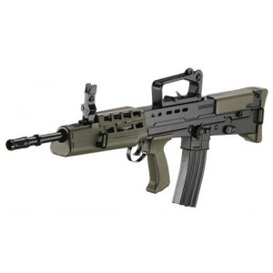 See Airsoft Rifle 1 Electric ICS L85A2 AEG Rifle FPS-480 Full Metal, Dual Magazine Airsoft Gun
