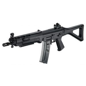 See Airsoft Rifle 1 Electric ICS SG-551 Swat Rifle FPS-460 Full Metal, Folding Stock, RIS Airsoft Gun