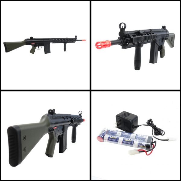 See Airsoft Rifle 2 Electric Jing Gong 101A T3-RAS Rifle FPS-450 Airsoft Gun