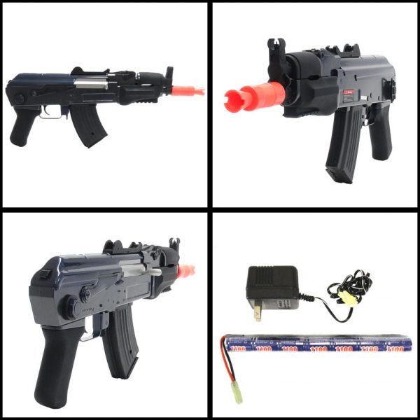 See Airsoft Rifle 2 Electric Jing Gong AK Krinkov Metal Rifle FPS-515 Airsoft Gun
