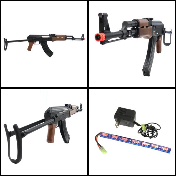 See Airsoft Rifle 2 Electric Jing Gong AK-47S-T Rifle FPS-505 Airsoft Gun