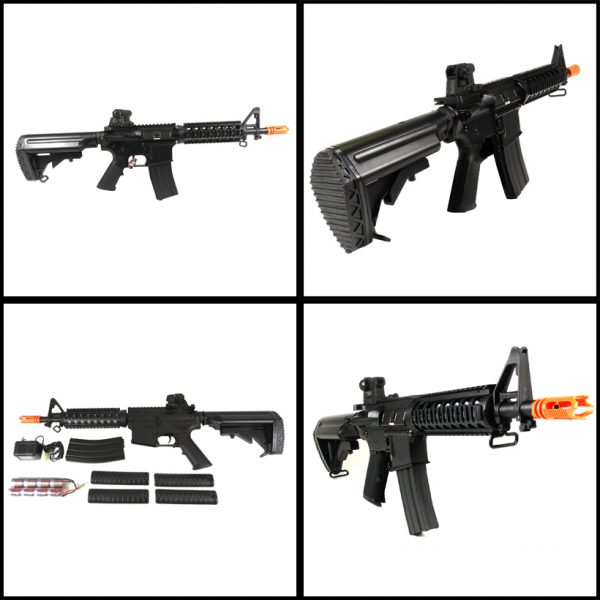 See Airsoft Rifle 2 Electric Jing Gong M4 CQB-R Rifle FPS-500 Airsoft Gun