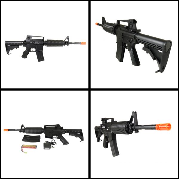 See Airsoft Rifle 2 Electric Jing Gong M4A1 Carbine Rifle FPS-500 Airsoft Gun