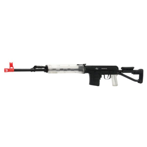 See Airsoft Rifle 1 Spring Aftermath Dragunov SVDS Sniper Rifle Clear FPS-400 Airsoft Gun