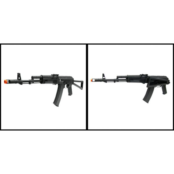 See Airsoft Rifle 2 Electric Kalashnikov AKS74 Rifle FPS-385 Folding Stock Airsoft Gun