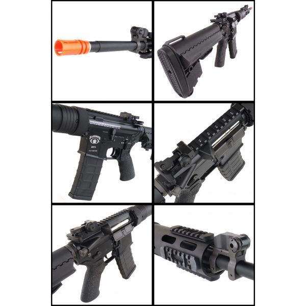 See Airsoft Rifle 2 Electric King Arms Licensed Blackwater BW15 Carbine Sniper Rifle FPS-410 Airsoft Gun