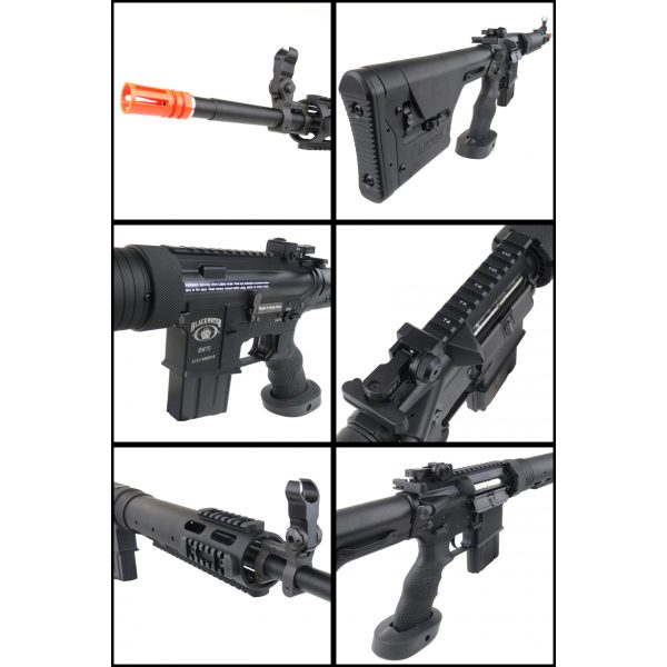See Airsoft Rifle 2 Electric King Arms Licensed Blackwater BW15 Sniper Rifle FPS-480 Airsoft Gun