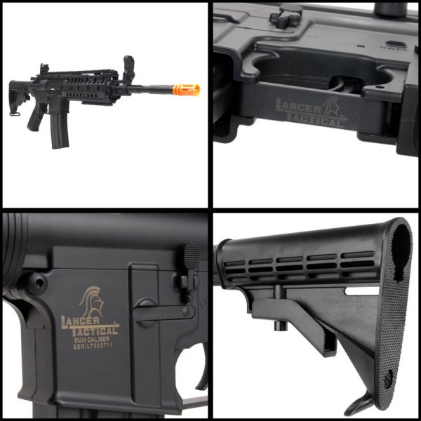 See Airsoft Rifle 2 Electric Lancer Tactical LT-04B M4 S-System Carbine FPS-400 Airsoft Rifle