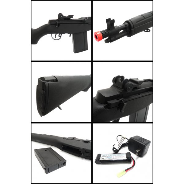 See Airsoft Rifle 2 Electric M14 Socom Sniper Rifle FPS-328 Airsoft Gun