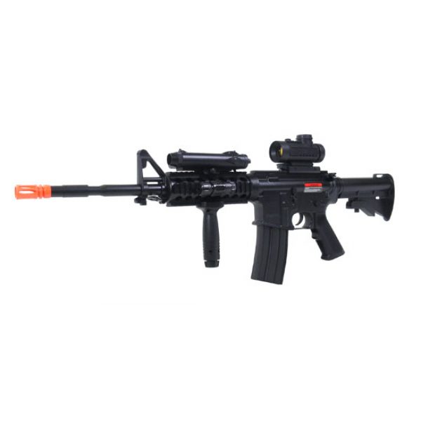 See Airsoft Rifle 1 Electric Rise 06A1 R.I.S Assault Rifle FPS-350 Collapsible Stock Airsoft Gun