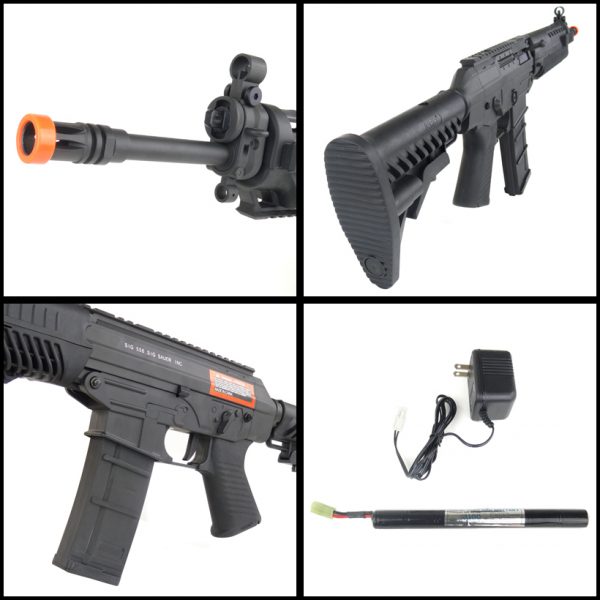 See Airsoft Rifle 2 Electric Sig Sauer 556 Licensed Full Metal FPS-360 Airsoft Rifle