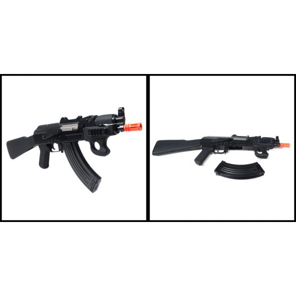 See Airsoft Rifle 2 Electric SRC AK47 Spetsnaz Assault Rifle FPS-300 Full Metal, Built In Fore Grip Airsoft Gun