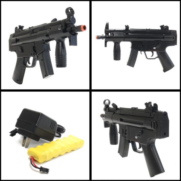 See Airsoft Rifle 2 Electric Tactical Black Guard MP5 Rifle FPS-250 Airsoft Gun