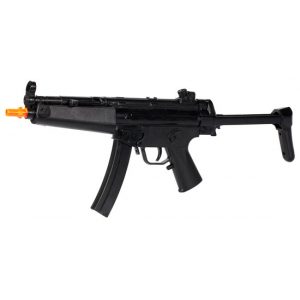 See Airsoft Rifle 1 Electric Tactical MP5 Style FPS-280 Airsoft Submachine Gun with Red Dot Scope & Flashlight