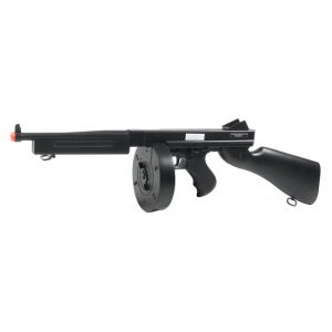 See Airsoft Rifle 1 Electric Thompson M1A1 Military Rifle FPS-325 Drum Magazine Airsoft Gun