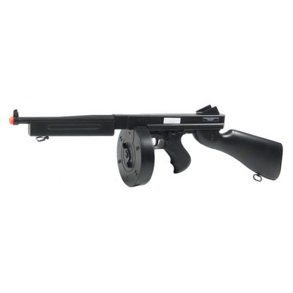 See Airsoft Rifle 1 Electric Thompson M1A1 Military Rifle FPS-325 Drum Magazine Airsoft Gun